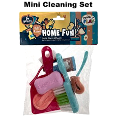 Mini Plastic Cleaning Playset